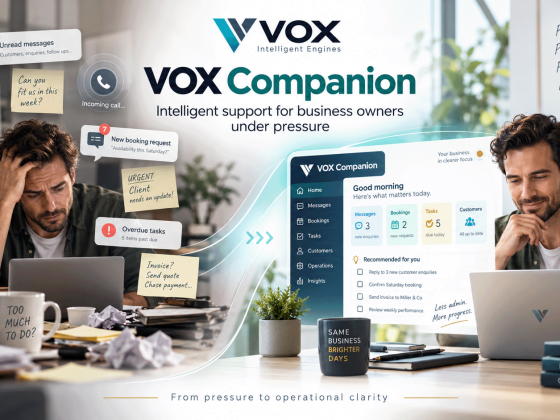 VOX Companion: Intelligent Support for Business Owners Under Pressure